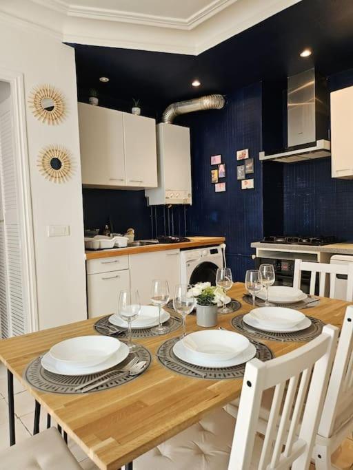 Charmant Nice Appartement 5 Personnes People Max Parijs Buitenkant foto